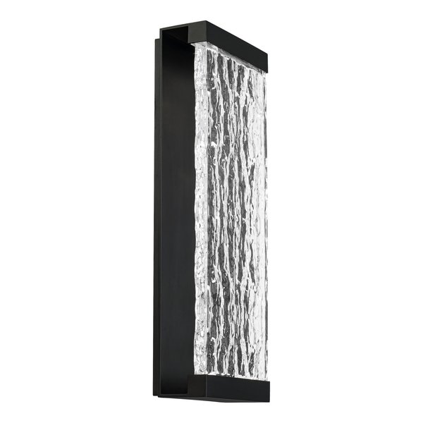 Dweled Fusion 20in LED Indoor and Outdoor Wall Light 3000K in Black WS-W391